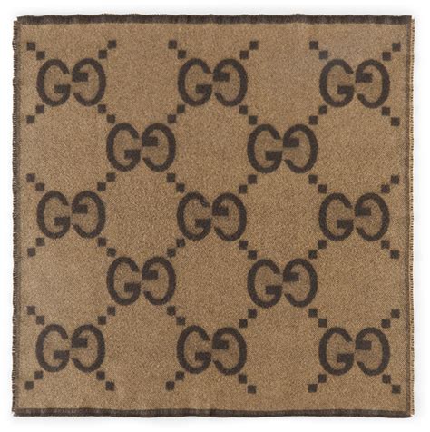 baby gucci blanket|Baby GG cashmere blanket in brown .